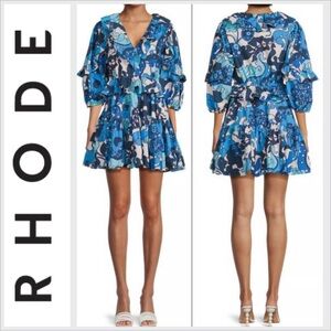 RHODE Valerie dress size M woodstock floral